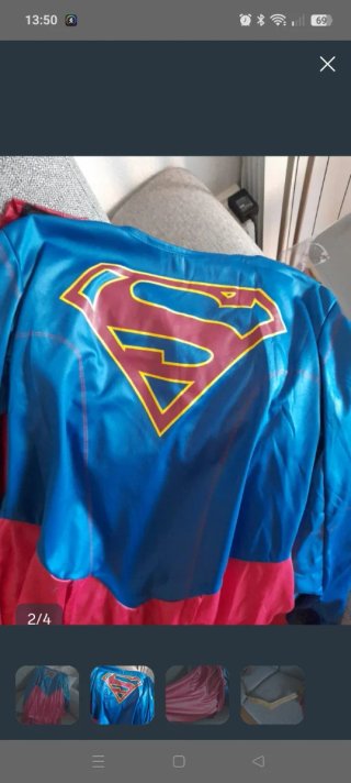 Disfraz Supergirl Talla L (8-10 años)