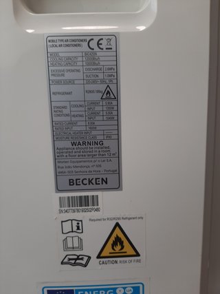 Aire Acondicionado Portátil Becken