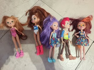 Lote de muñecas y accesorios Enchantimals
