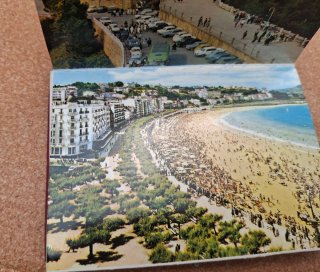 Acordeón Postales San Sebastián Años 60-70