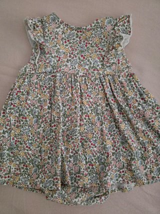 Lote 2 Vestidos Pelele Bebé 6 - 9 Meses Estampado