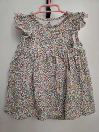 Lote 2 Vestidos Pelele Bebé 6 - 9 Meses Estampado