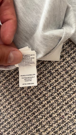 Polo Brunello Cucinelli Talla M Gris