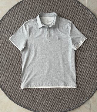 Polo Brunello Cucinelli Talla M Gris