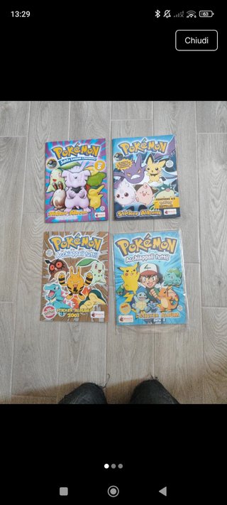 Album figurine Pokemon (4 pezzi)