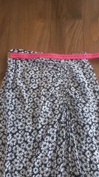 Falda larga estampada floral