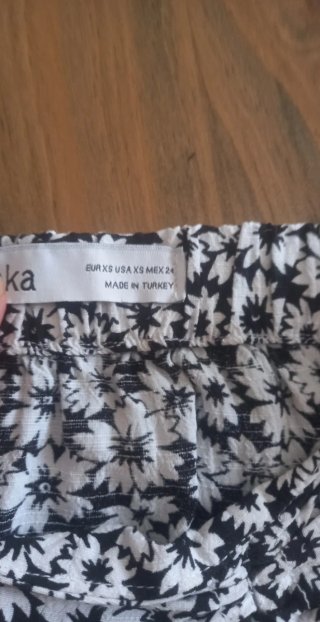 Falda larga estampada floral