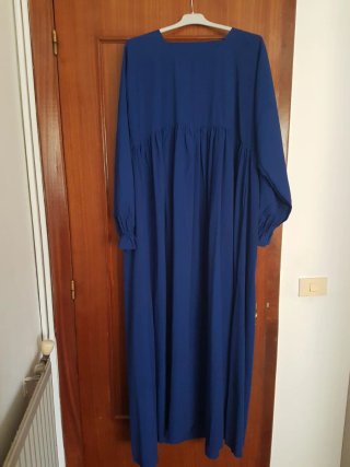 Conjunto Abaya Azul Talla Única Precio negociable