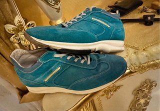 Scarpe Cristianogualtieri Tg 40 Blu Petrolio