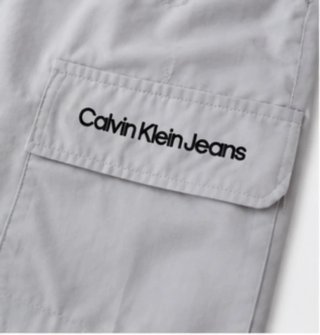 Pantalón Cargo Calvin Klein Gris Talla 14-16