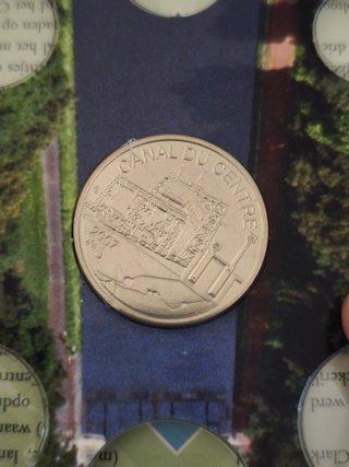 Medaglia Patrimonio Mondiale Canal du Centre 2007