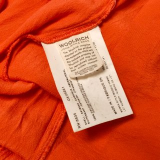 Vestido Woolrich Naranja Manga Corta Talla XS