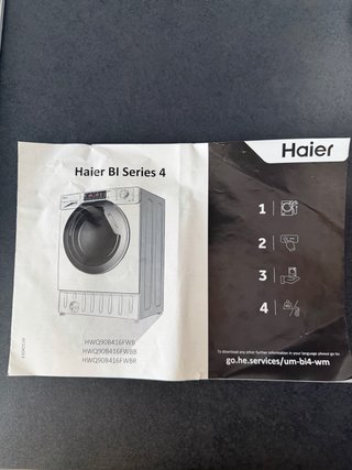 Lavadora Haier Serie 4 9kg Integrable