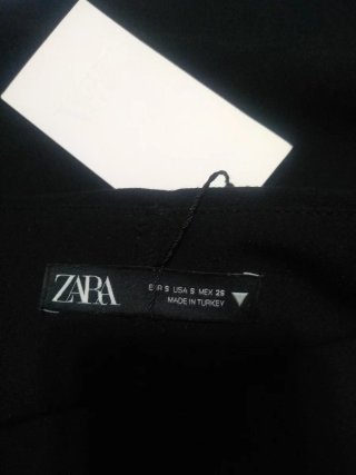 Falda pantalón Zara negra