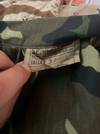 Lote Ropa Militar Beige y Verde