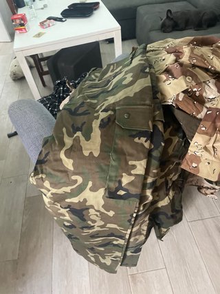 Lote Ropa Militar Beige y Verde