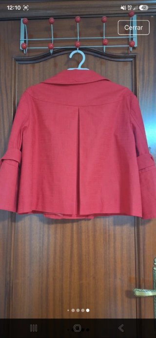 Chaqueta torera roja
