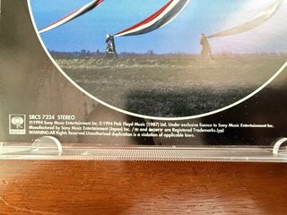Pink Floyd Division Bell CD 1994 Japón SRCS 7324