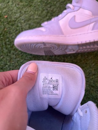 Zapatillas Nike Air Jordan 1  Azul Blanco