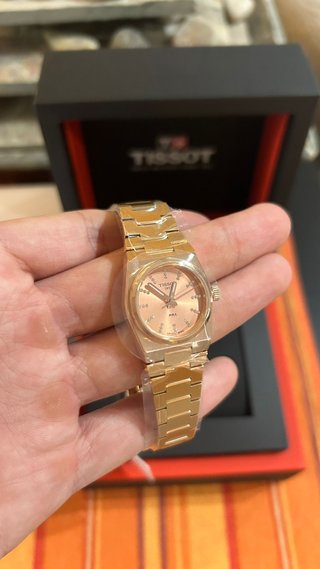 Tissot PRX 25mm Oro Rosa Diamantes