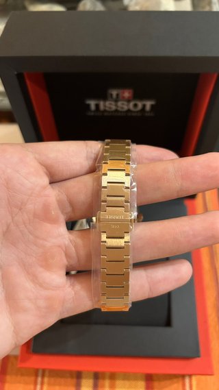 Tissot PRX 25mm Oro Rosa Diamantes