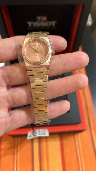 Tissot PRX 25mm Oro Rosa Diamantes