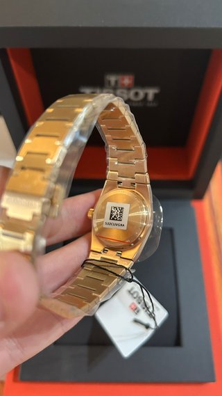 Tissot PRX 25mm Oro Rosa Diamantes
