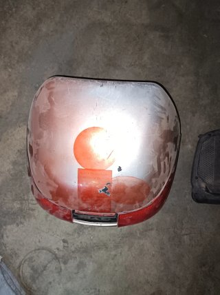 Porta bultos SHAD Naranja y Negro