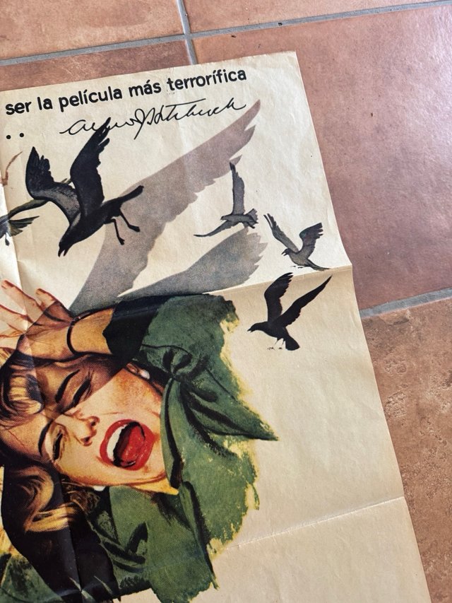 Los Pájaros Alfred Hitchcock Póster original