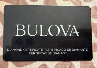 Reloj Bulova Diamantes 96P144 (Mujer) ¡A ESTRENAR!