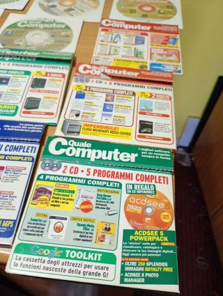 LOTTO 53 CD/DVD RIVISTA QUALE COMPUTER VINTAGE