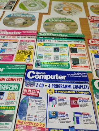 LOTTO 53 CD/DVD RIVISTA QUALE COMPUTER VINTAGE