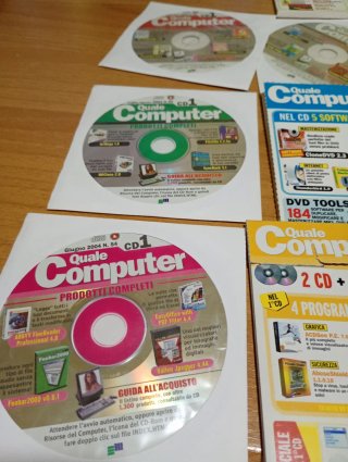 LOTTO 53 CD/DVD RIVISTA QUALE COMPUTER VINTAGE