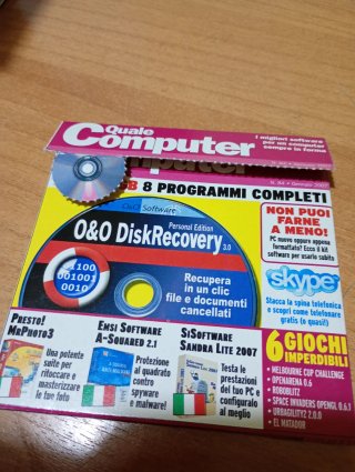 LOTTO 53 CD/DVD RIVISTA QUALE COMPUTER VINTAGE
