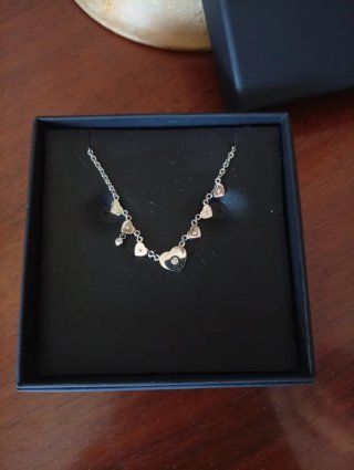 Pulsera LOTUS Plata Corazones Circonitas