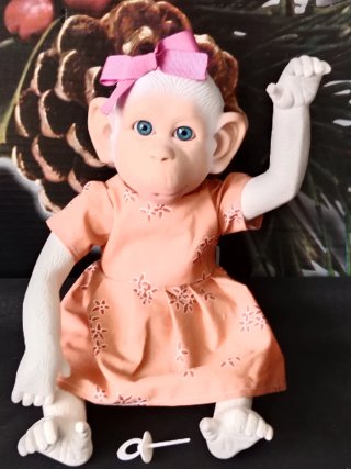 Mono bebe copito de nieve,nuevo de fabrica