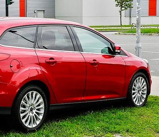 Llantas de coche de aleación.