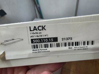 Estante LACK IKEA Blanco Madera