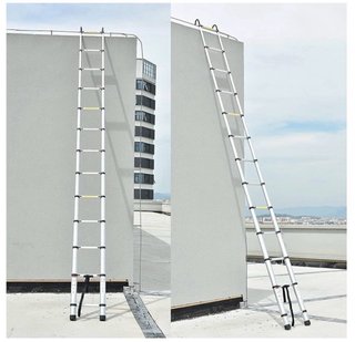 Escalera telescópica aluminio 6.2m