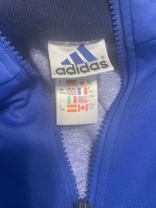 Chaqueta Chándal Adidas Vintage Y2K Azul 1999