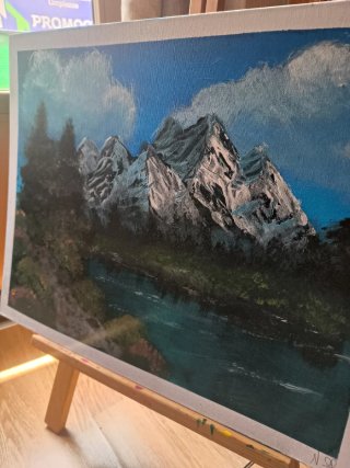 Cuadro pintado a mano Acrílico