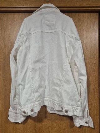 Chaqueta Vaquera Zara Blanca, talla XL