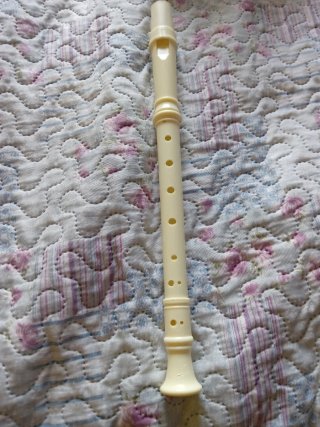 Flauta dulce de plástico