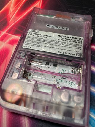 Game Boy Pocket Morado Transparente