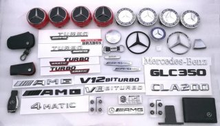 TAPONES VALVULAS MERCEDES AMG NEGROS ANTIRROBO
