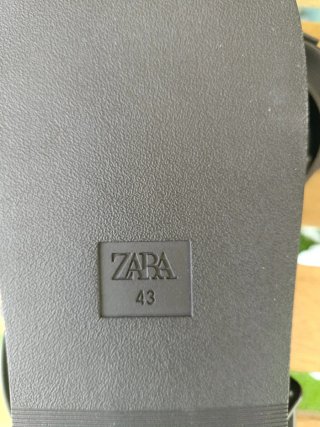 Sandalias Zara Negras Talla 43 Nuevas