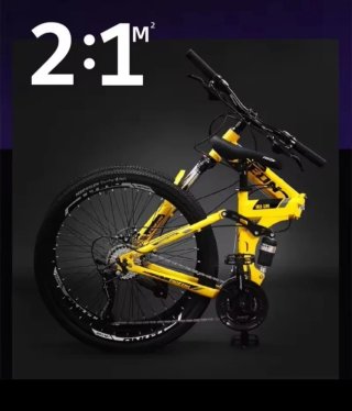 Bicicleta montañera plegable Amin 686a estado 9/10