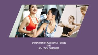 Entrenadora Personal/Fuerza/Flexibilidad/Movilidad
