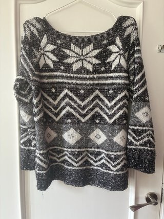 Jersey estampado invierno talla S