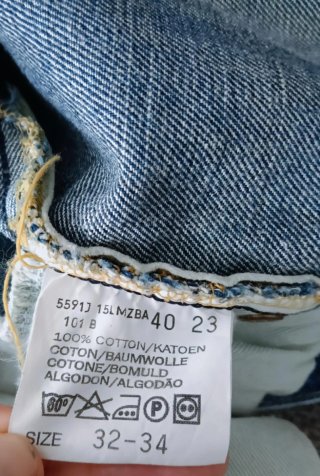 Lee 101B Jeans Vintage Años 80 W32 L34